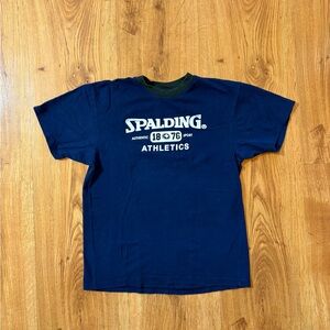 Spalding  Dark Blue Athletics Tee